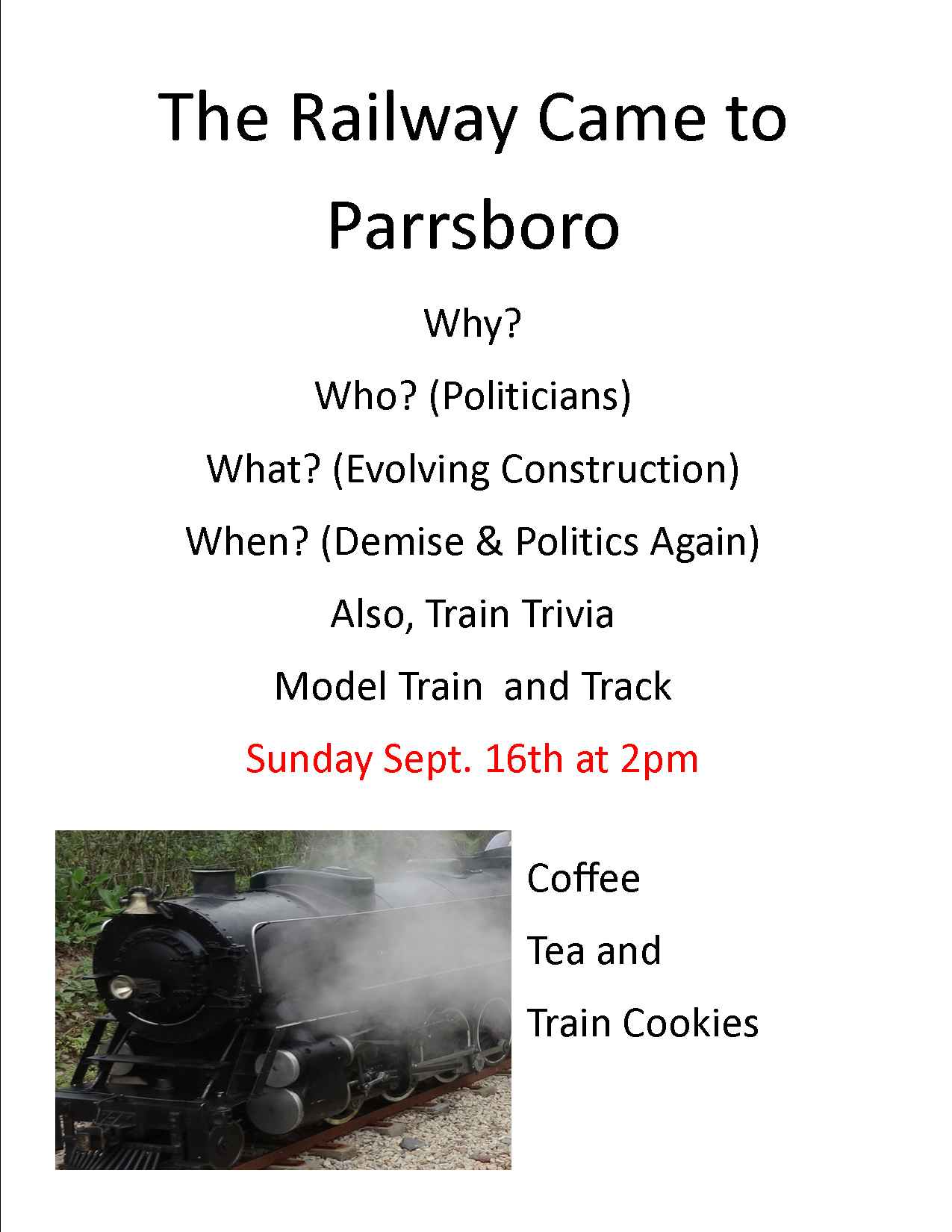 The Train Came to Parrsboro